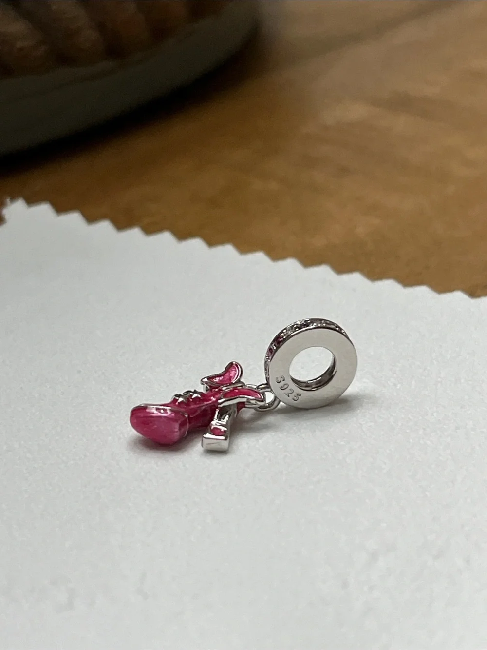 925 Stiletto Butterfly Heel Jewelry Charm-NEW
